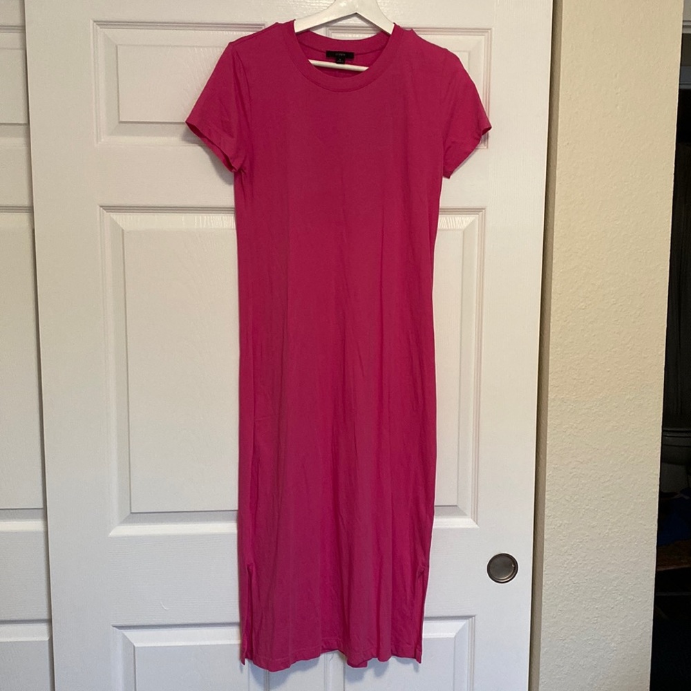 JCREW midi T-shirt dress